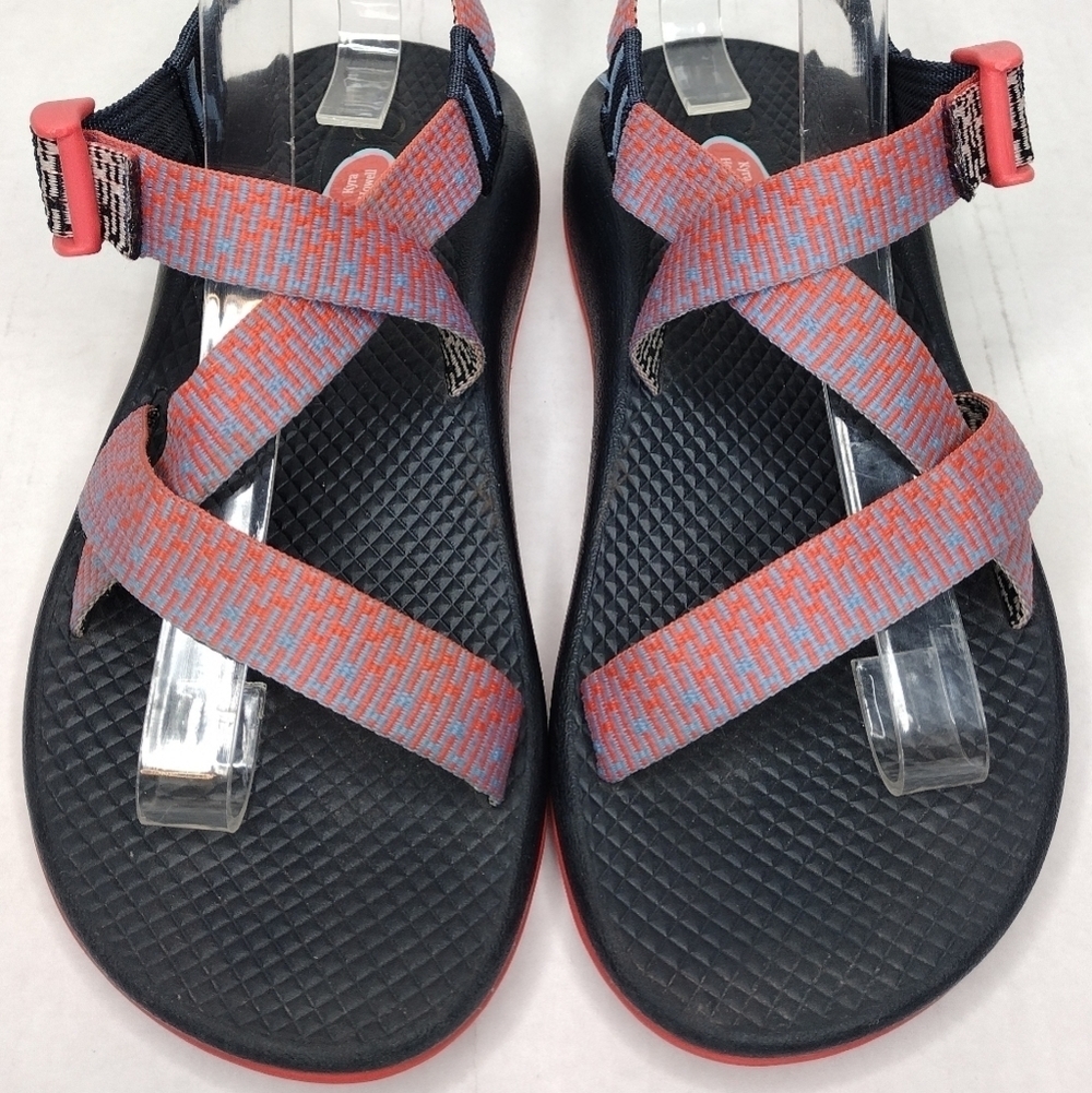 Chaco Z1 Ecotread Kids Outdoors Penny Coral Rose Strap Sandals Size 5 - Picture 7 of 11